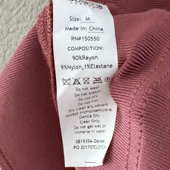 House of CB Danae Off Shoulder Bandage Dress Med Pink Bodycon Feminine Cocktail - Picture 12 of 13